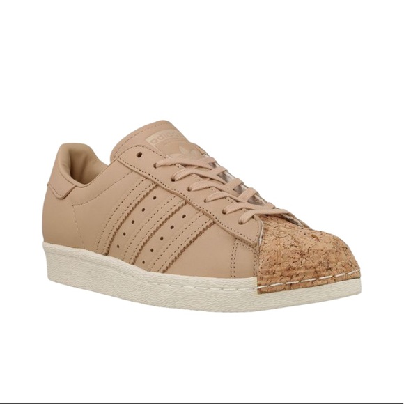 Adidas Superstar 80s Cork & Leather Sneakers - Picture 4 of 14